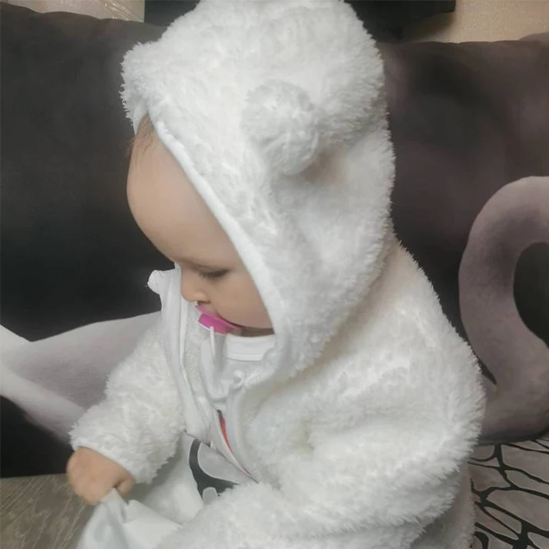 Chaqueta de franela con capucha para bebé y niño - imagen 5