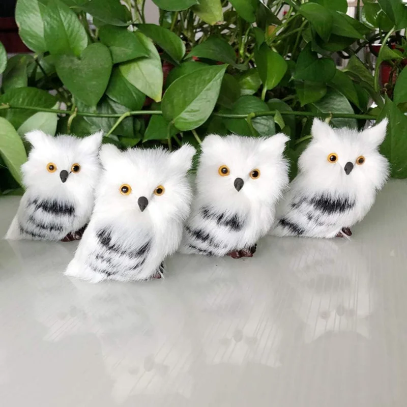 Peluche búho esponjoso para decoración del hogar y regalo - imagen 5