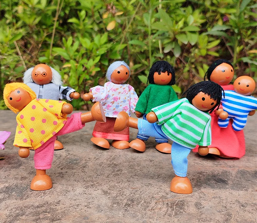 Casa de muñecas madera miniatura para niñas - imagen 5
