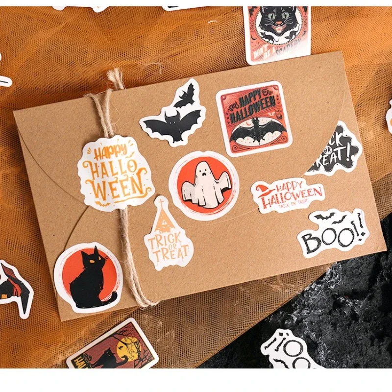 Caja manualidades Halloween niños con pegatinas graffiti y calcomanías - imagen 5