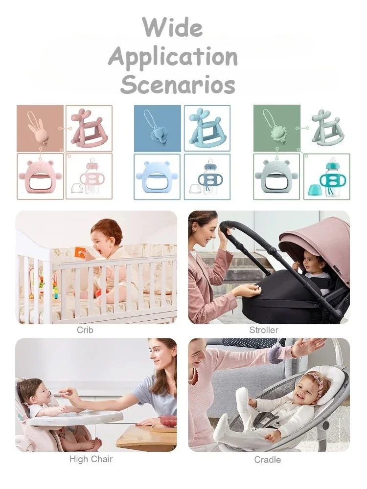 Clip para chupete de silicona para asiento de coche - imagen 5