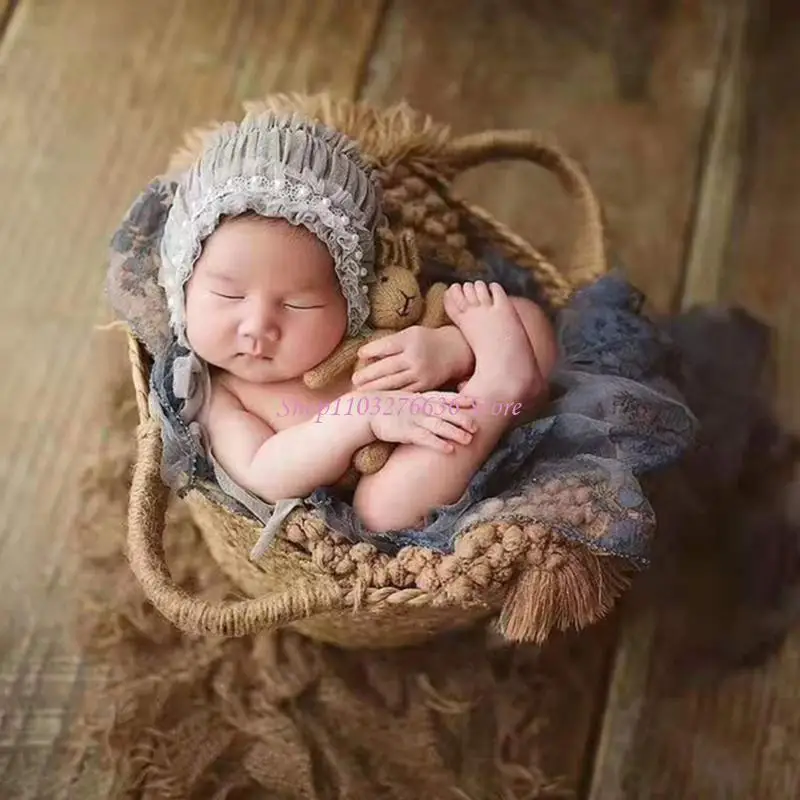 Accesorios para fotos de bebé canastilla recién nacido para regalo - imagen 3