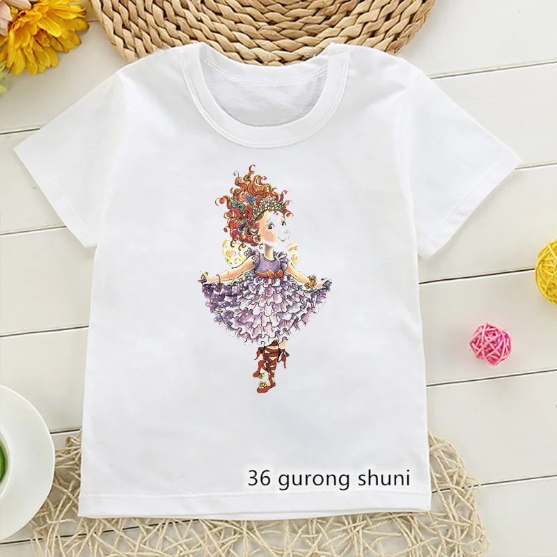 Camiseta kawaii de algodón con estampado acuarela para niña verano - imagen 3