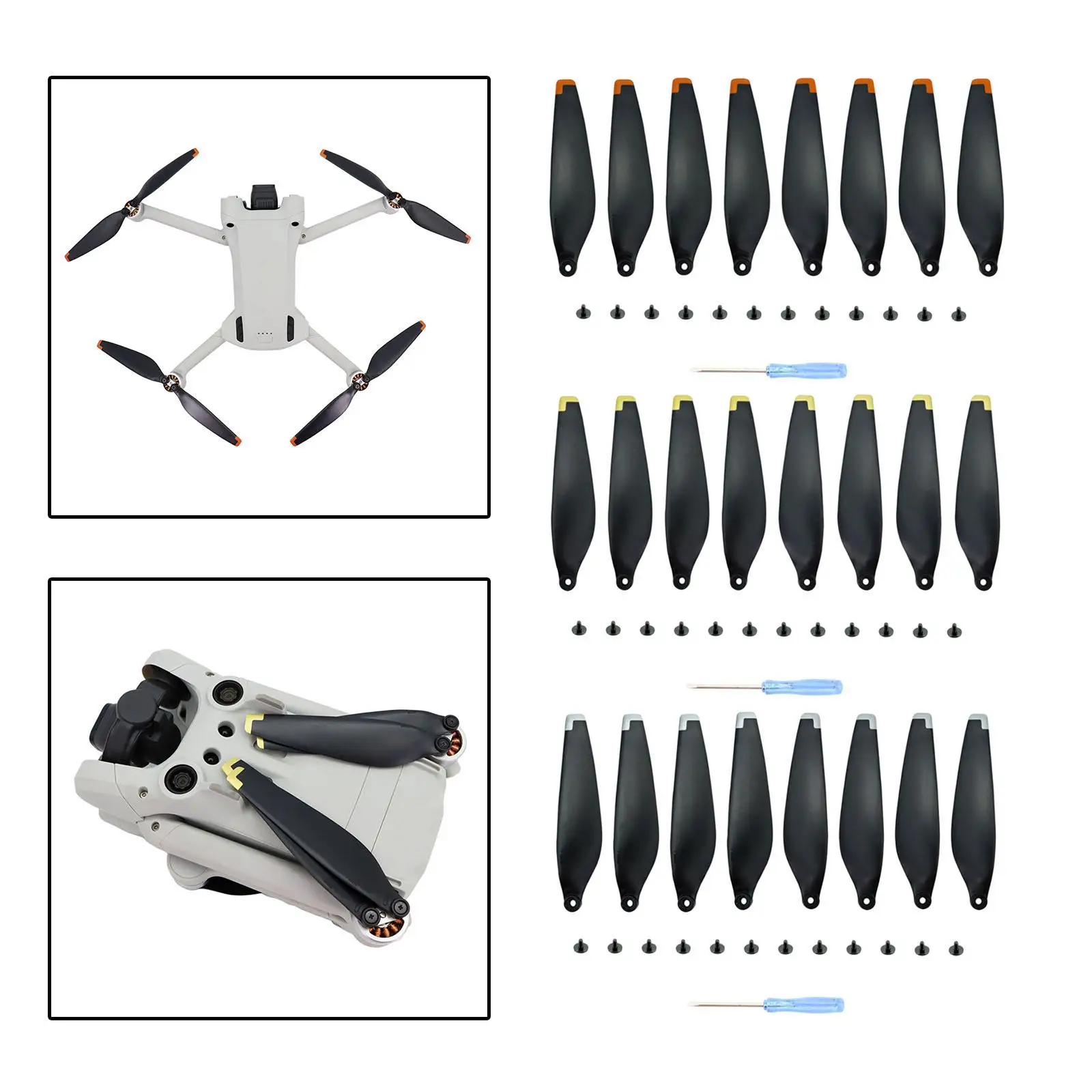 Palas de repuesto para quadcopter