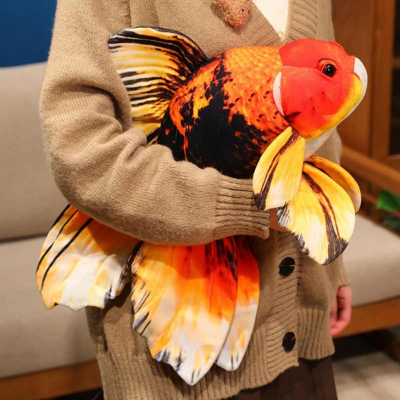 Peluche pez koi dorado juguete suave infantil - imagen 5