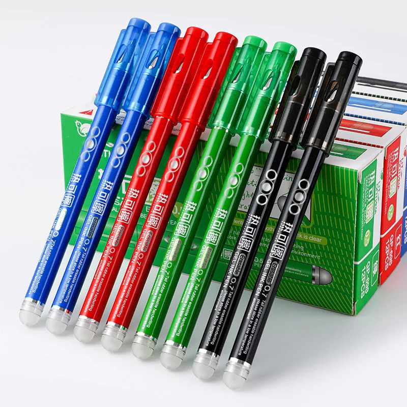 Bolígrafo borrable al calor punta bala gel colores escritura suave - imagen 2