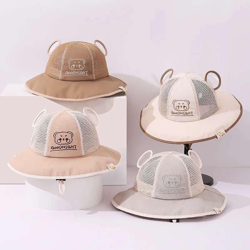 Sombrero de cubo unisex para bebe 1-3 anos - Verano transpirable