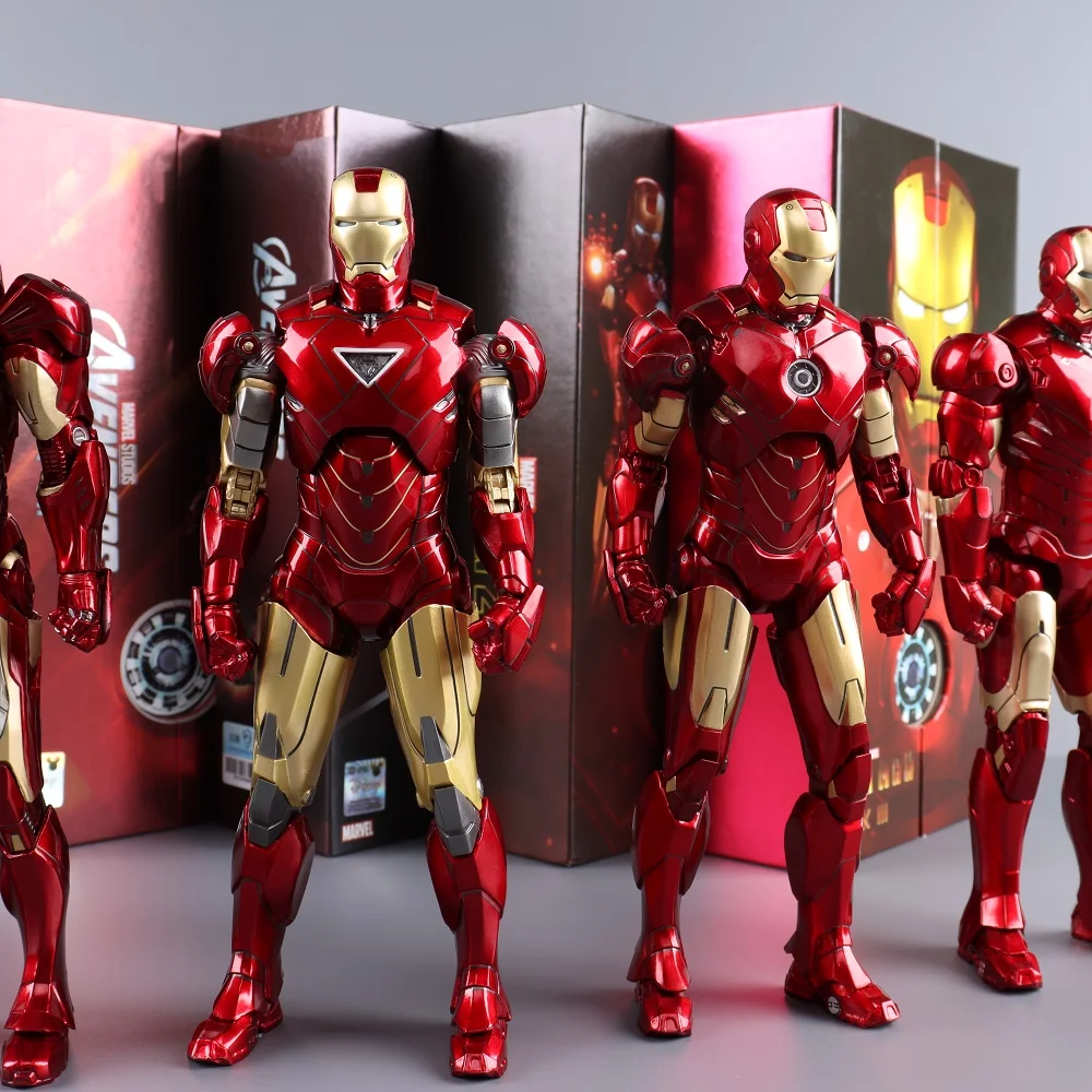 Figura de acción Iron Man articulada ZD Toys – 7 pulgadas para niños - imagen 2