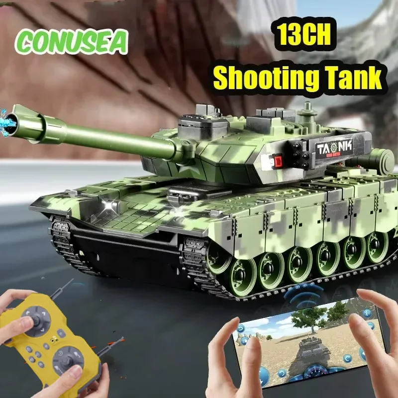 RC 99 T90 tanque radiocontrol de batalla con orugas y disparo - imagen 4