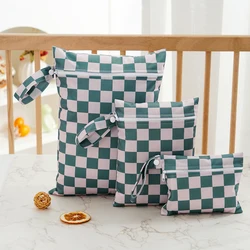 Elinfant Bolsa seca y húmeda impermeable para pañales – Tela reciclada