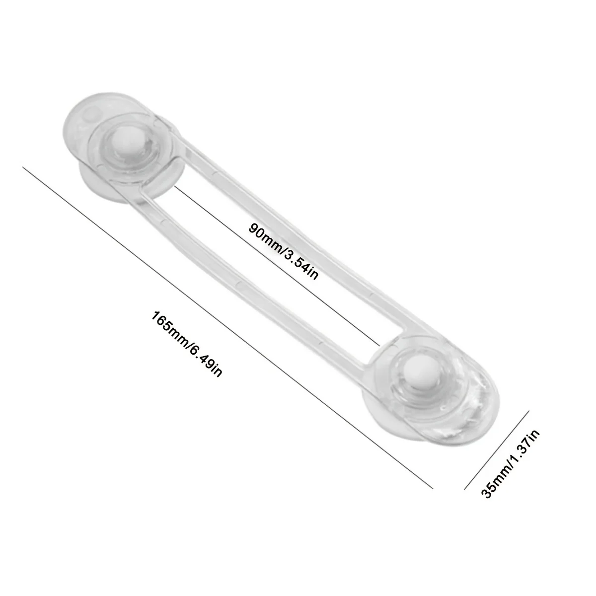 Cerraduras de seguridad adhesivas sin tornillos para niños - imagen 3
