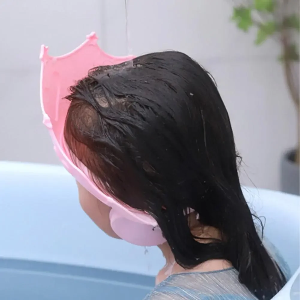Gorro de ducha para bebé ajustable protección oídos cómodo impermeable - imagen 3