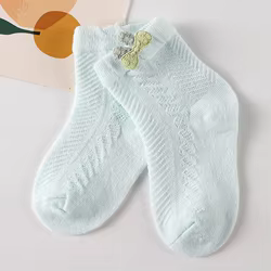 Calcetines de malla fina para recién nacido – suaves de algodón