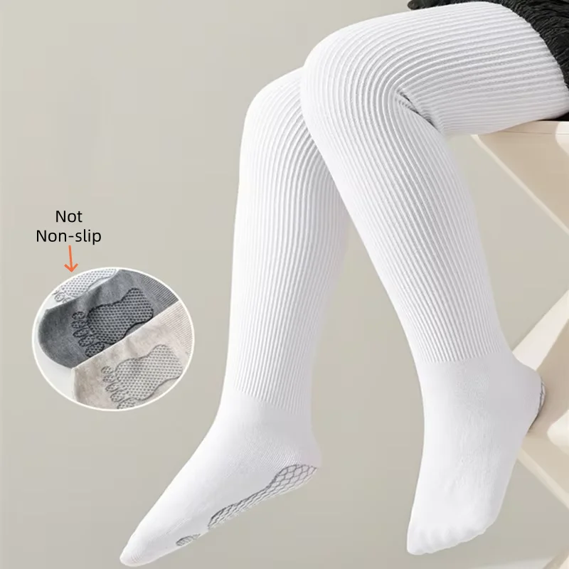 Pantimedias antideslizantes para niñas en primavera y otoño