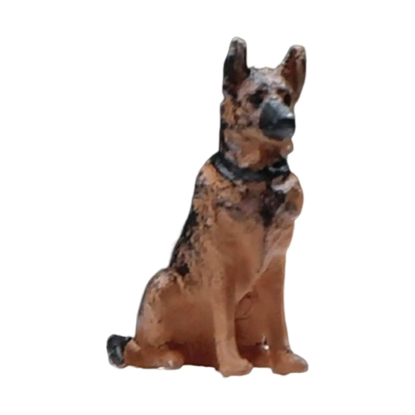 Figuras perros en miniatura pintadas a mano para jardín de hadas - imagen 3