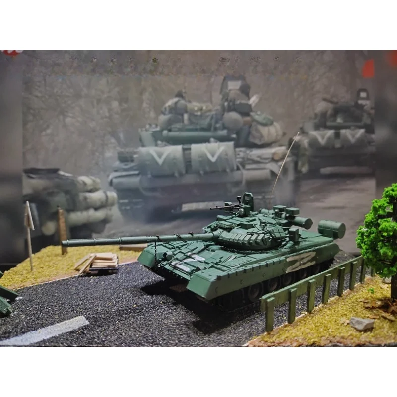Kit de tanque T-80BV en plástico Trumpeter para niños - imagen 4