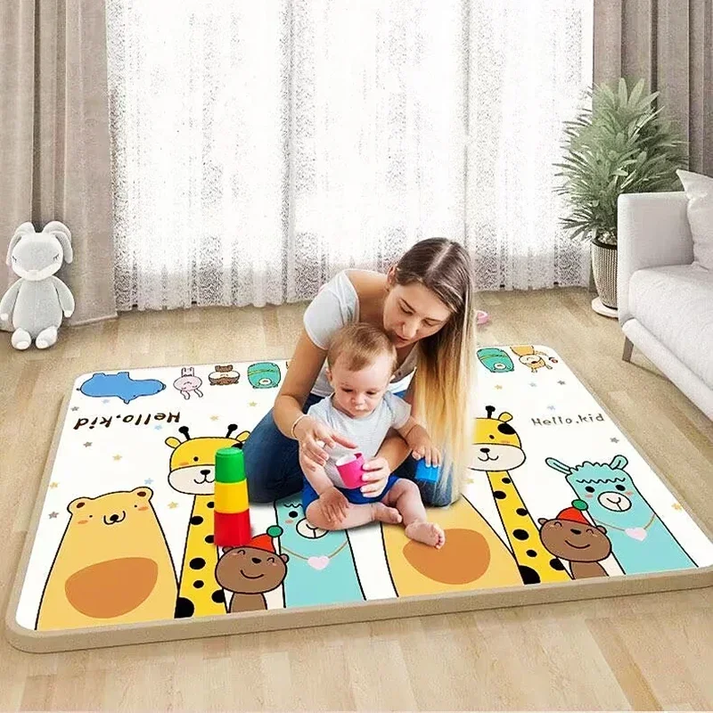 Alfombra de juego para gatear bebés EPE ecológica plegable suave - imagen 3