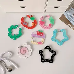 Llavero Kawaii de acrílico con forma de estrella para bolso