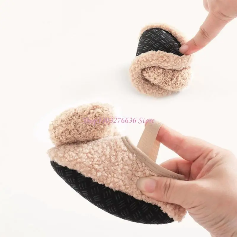 Zapatillas cálidas invierno para bebé R6FD en tonos suaves