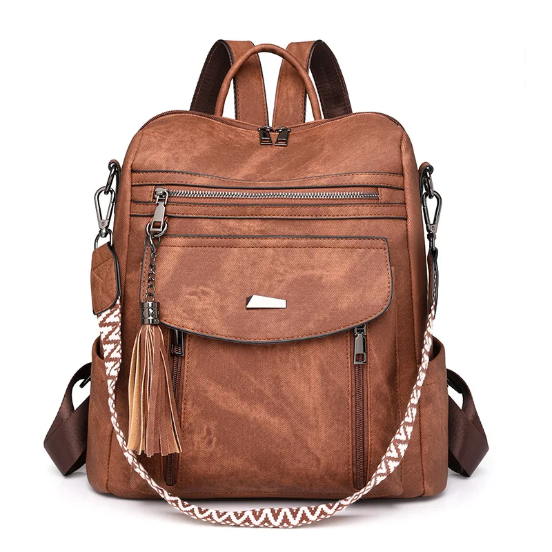 Bolso de hombro estilo casual en PU