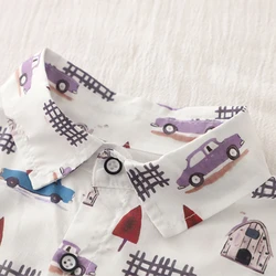 Conjunto de verano para bebé: camisa y pantalón corto