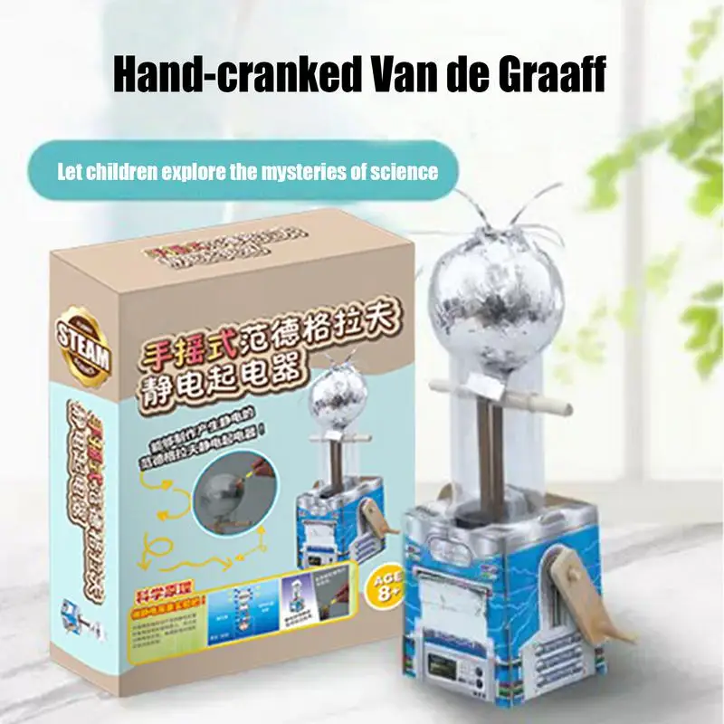 Generador manual para niños – Kit científico de electricidad