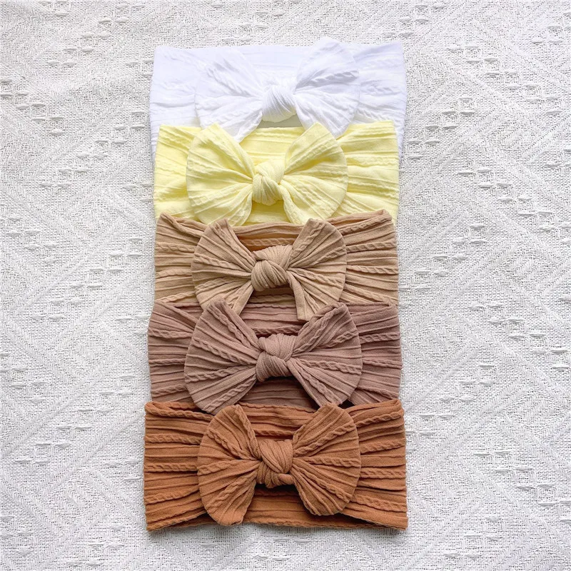 Diadema con lazo elástica para bebé – Cómoda para niña y niño - imagen 4