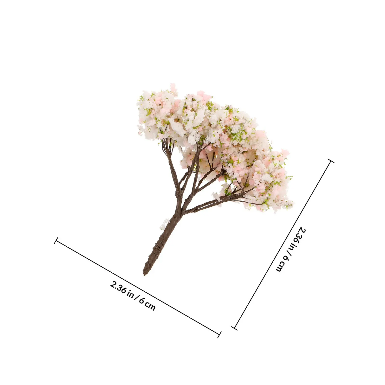 Mini modelos de árbol para mesas de arena y dioramas