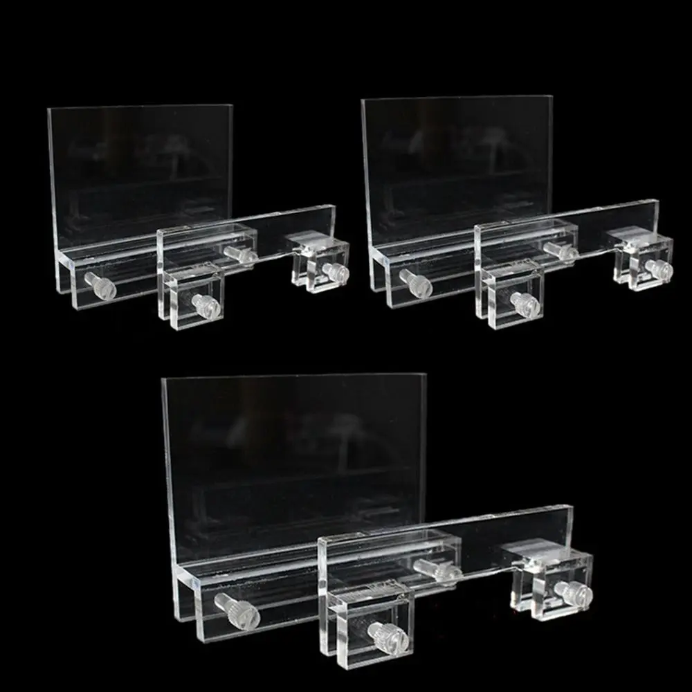 Soporte luz LED para acuario acrílico transparente sin perforación - imagen 2