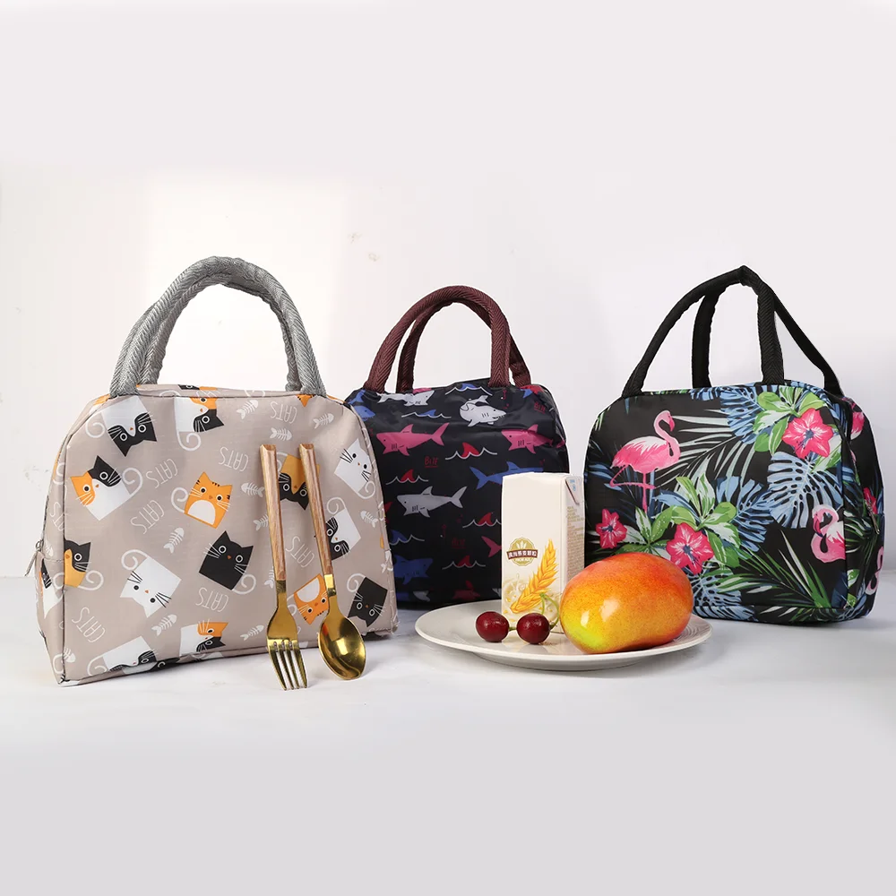 Bolsa de almuerzo infantil con diseño de dibujos animados