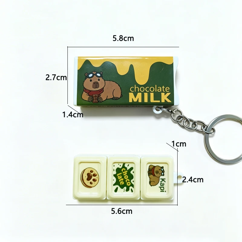 Llavero sensorial de chocolate flexible antiestrés para niños - imagen 5