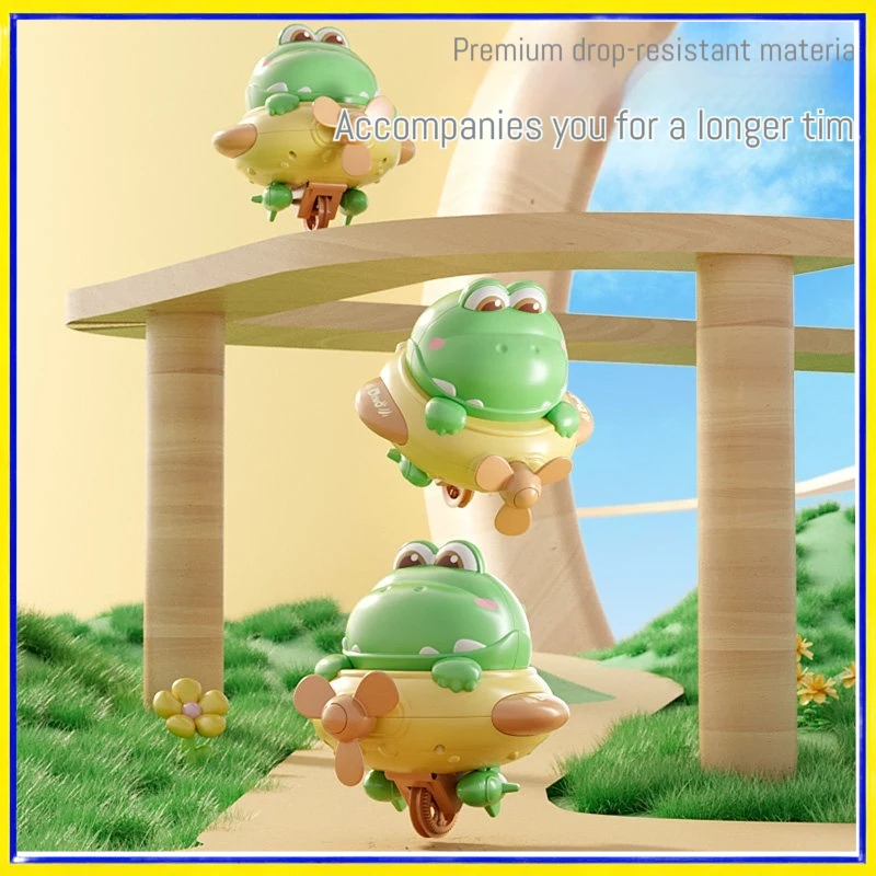 Juguete de dinosaurio equilibrista eléctrico con rueda para niños - imagen 5