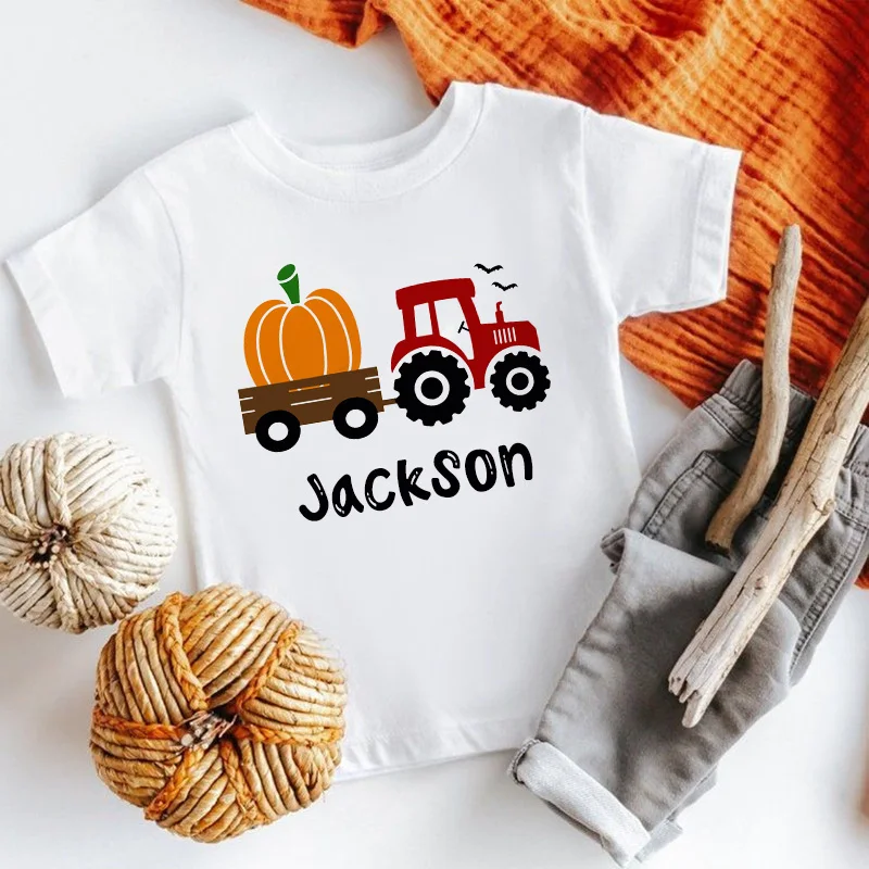 Detalle del estampado de calabaza en camión