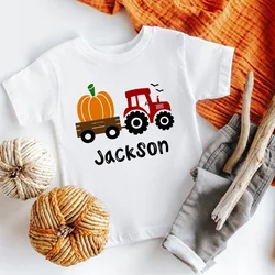 Camiseta de Halloween personalizada con nombre para niños
