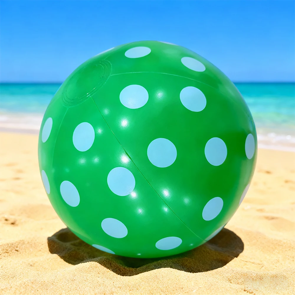 Pelota de playa inflable PVC con diseño puntiforme - imagen 4