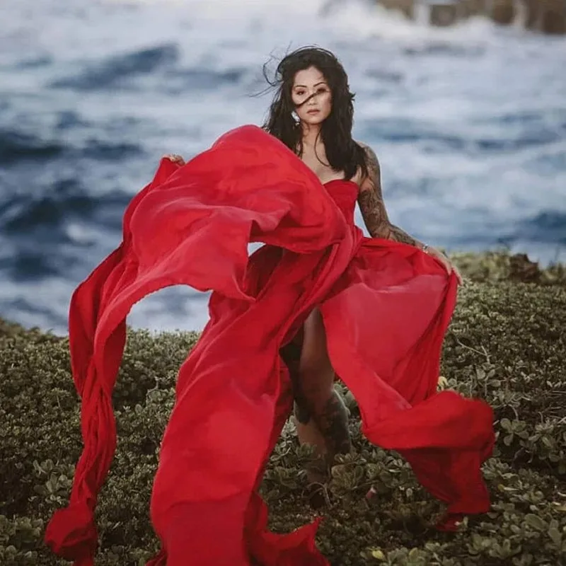 Vestido Maxi para sesión de fotos