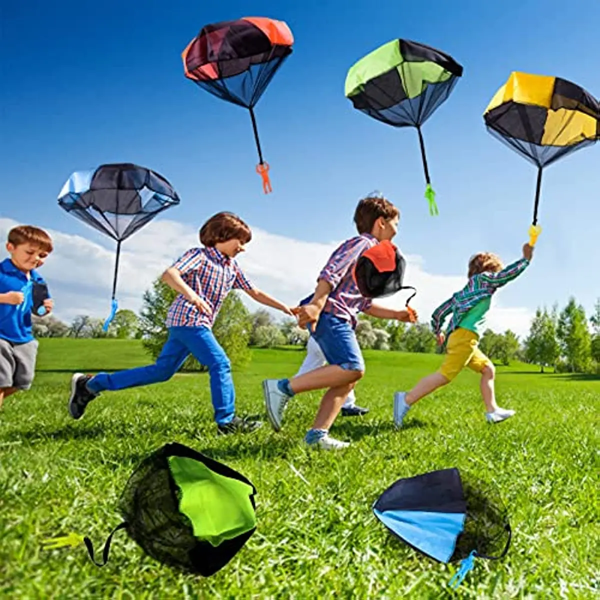 Paracaídas voladorplaya para niños – Juguete educativo al aire libre - imagen 5