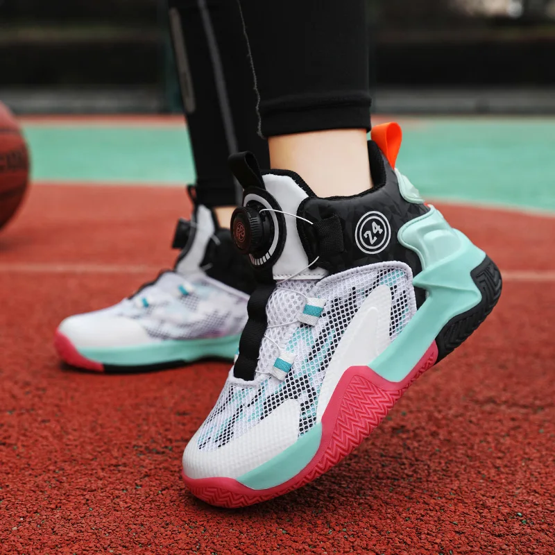 Zapatillas deportivas antideslizantes para niños de baloncesto