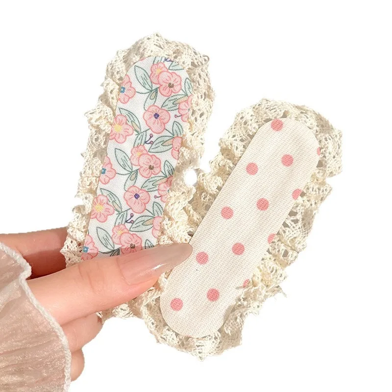 Adhesivos del pelo con flequillo para niñas, velcro suave lateral - imagen 4