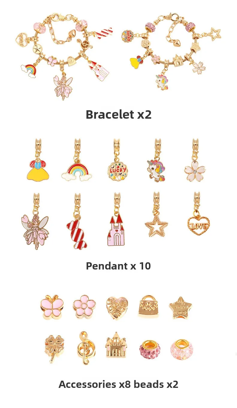 Piezas y accesorios para crear joyas infantiles