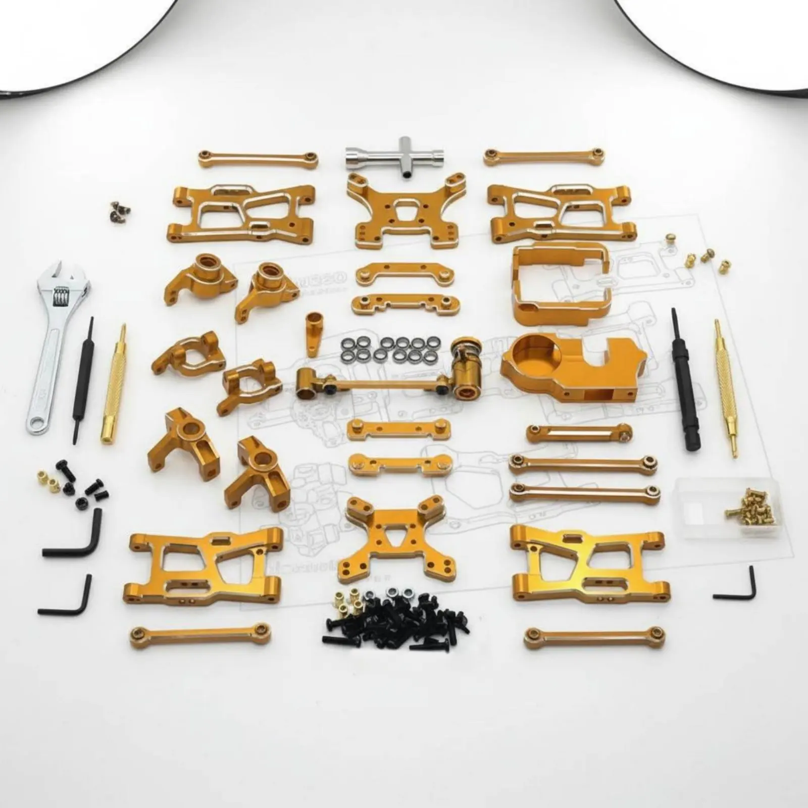 Kit de suspensión RC en aluminio resistente al desgaste - imagen 3