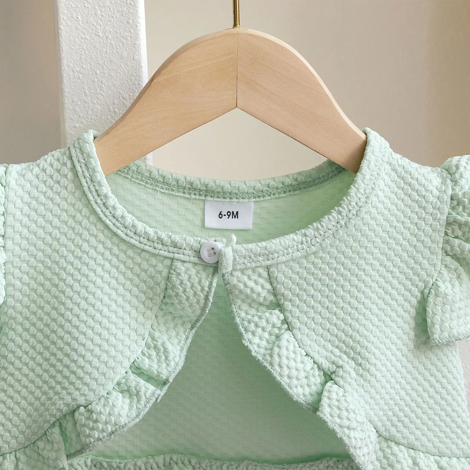 Chaqueta cárdigan para niña, estilo bolero