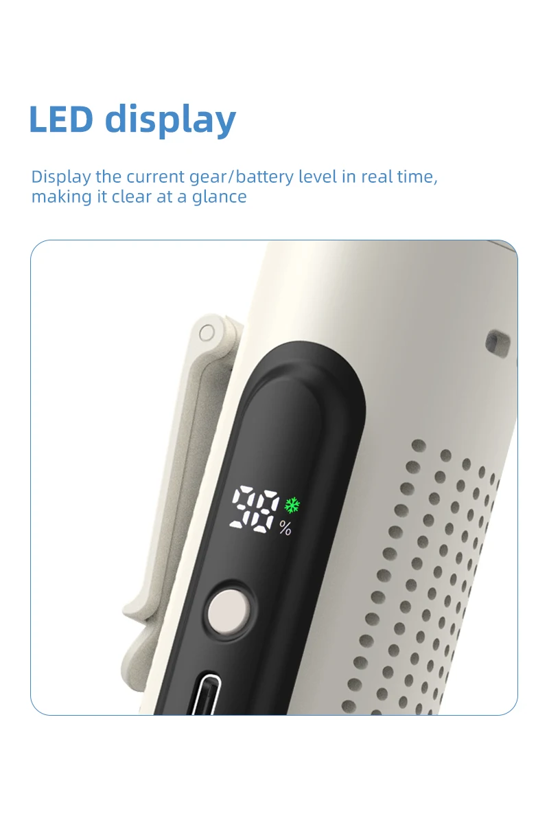 Ventilador de cuello y cintura para actividades