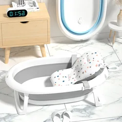 Bañera para bebé con termómetro – Plegable y espaciosa
