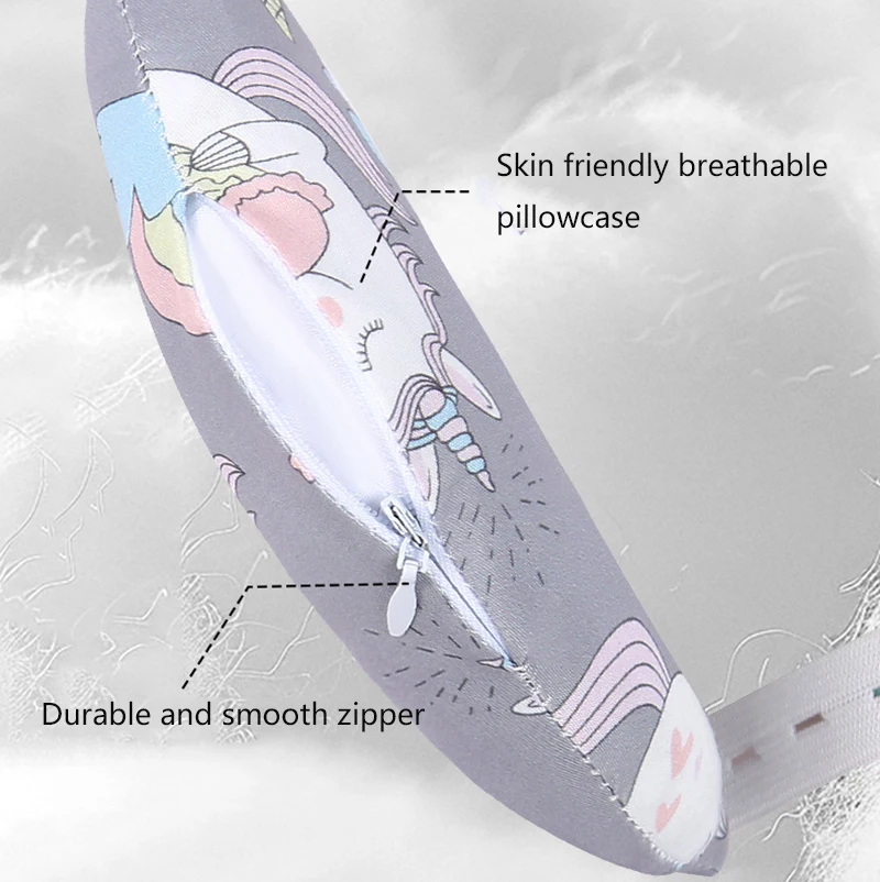 Almohada para bebé en forma de media luna – cuello ergonómico - imagen 2