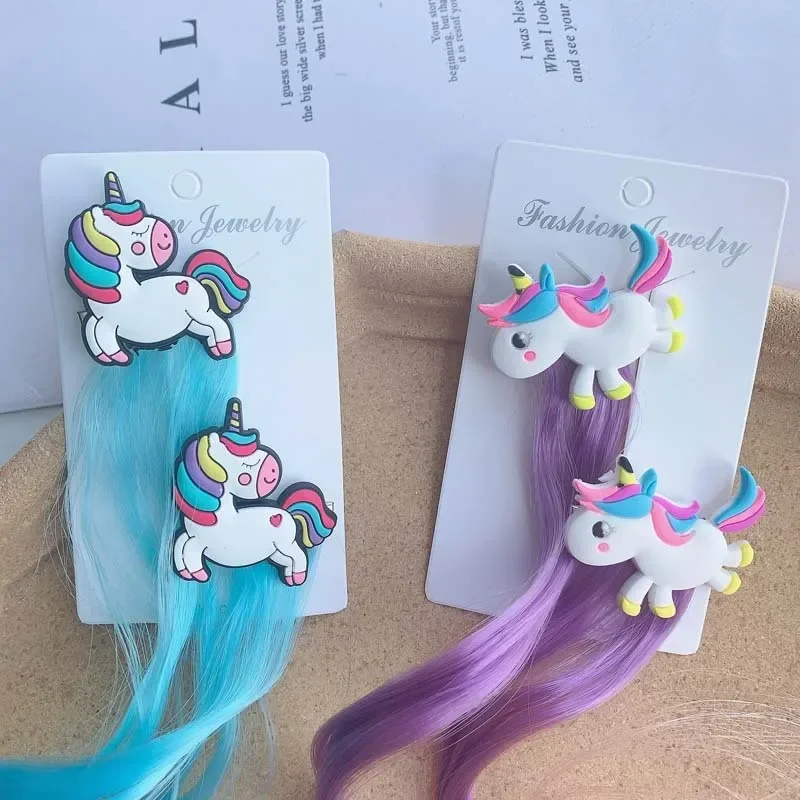 Horquillas unicornio coloridas para niñas – Accesorios cabello - imagen 3