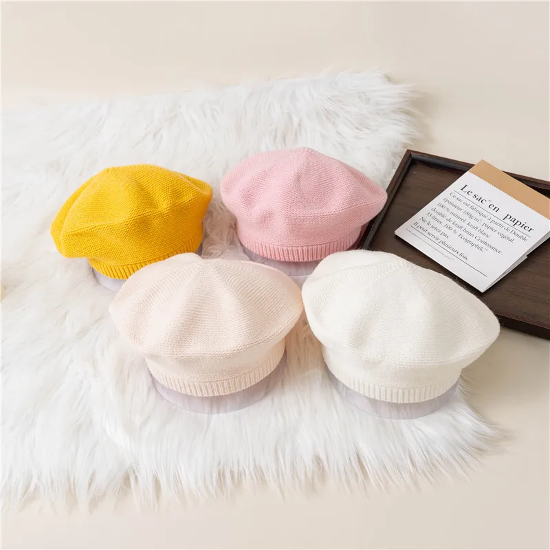 Gorro de punto para niños cálido y suave invernal fino cotidiano - imagen 4