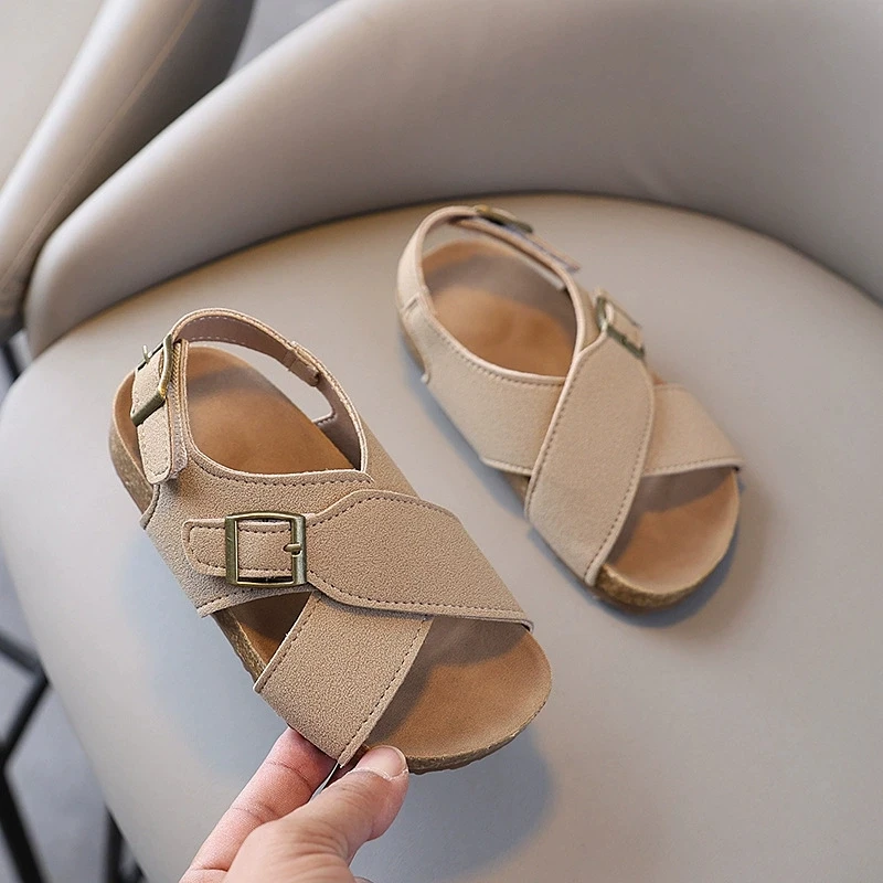 Sandalias de verano con suela flexible para niños en playa cómodas - imagen 2