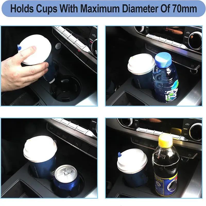 Soporte adhesivo para bebidas de coche, portavasos multifunción - imagen 5