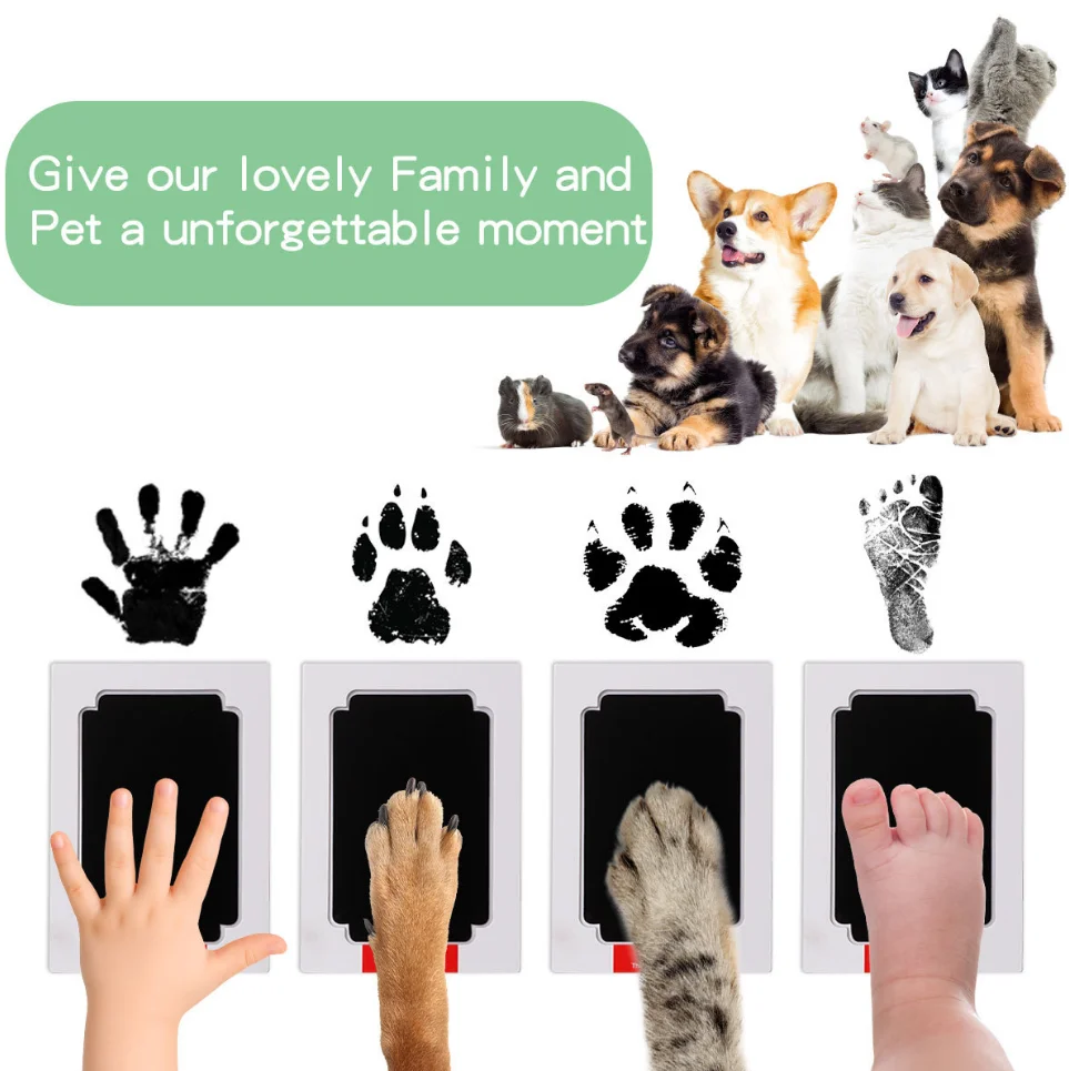 Almohadillas de tinta sin contacto para huellas bebés - imagen 4